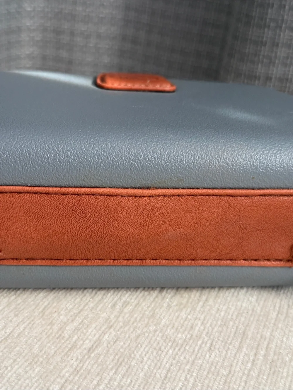 Bric's Gray and Brown Structured Travel Case